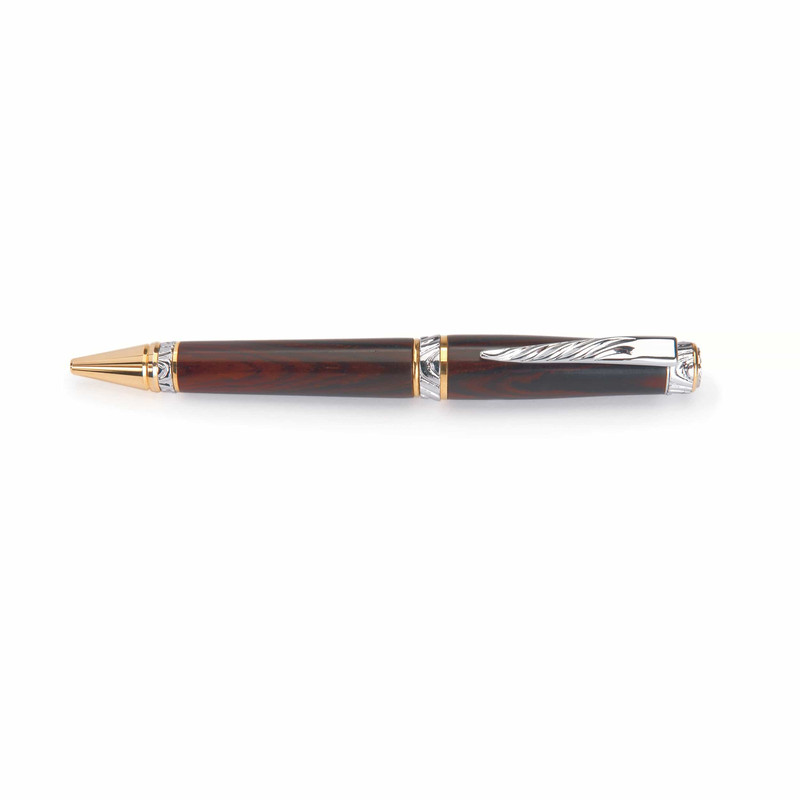 Ultra Cigar Ballpoint Pen Kit - Finish:Chrome & Gold